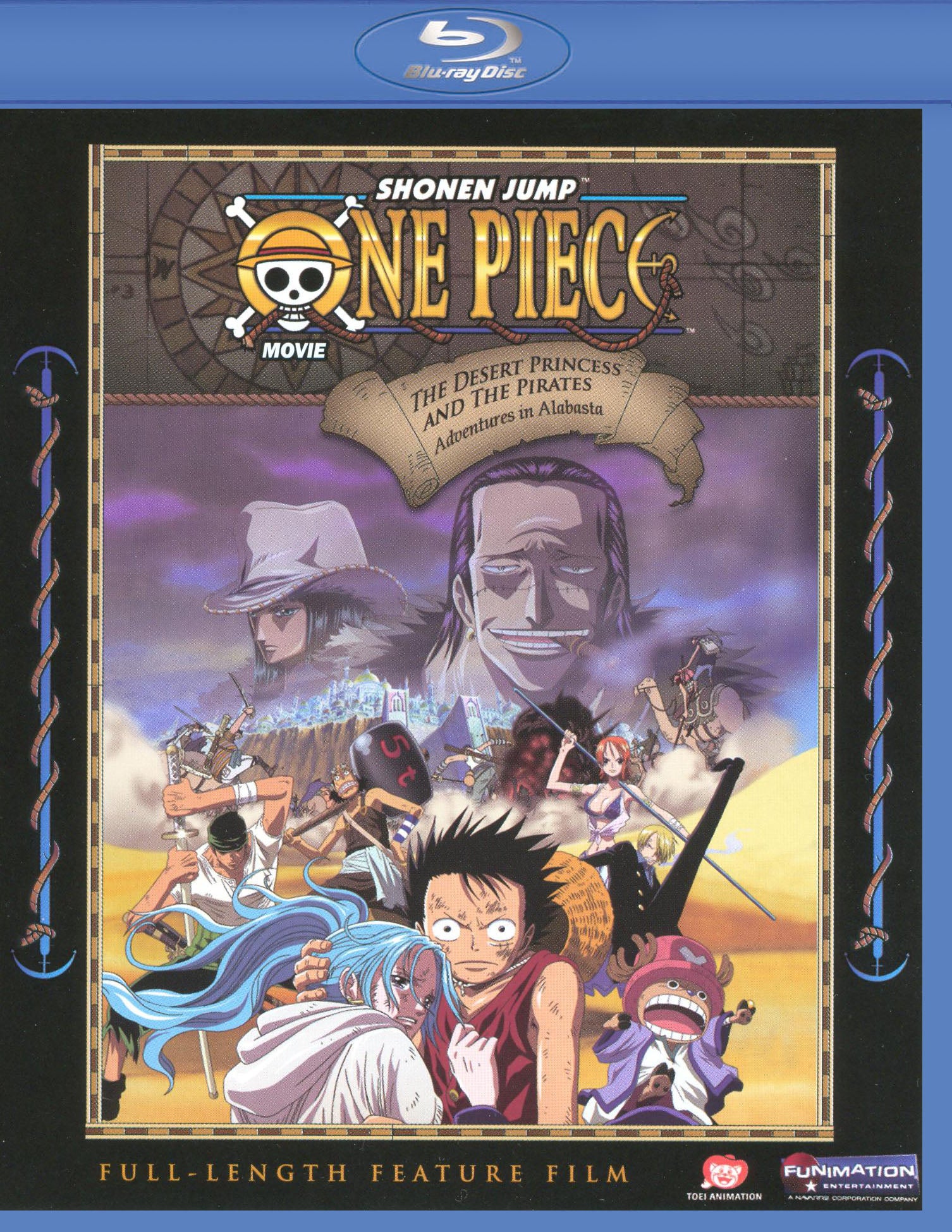 One Piece the Movie: The Desert Princess and the Pirates: Adventures in Alabasta [Blu-ray] cover art