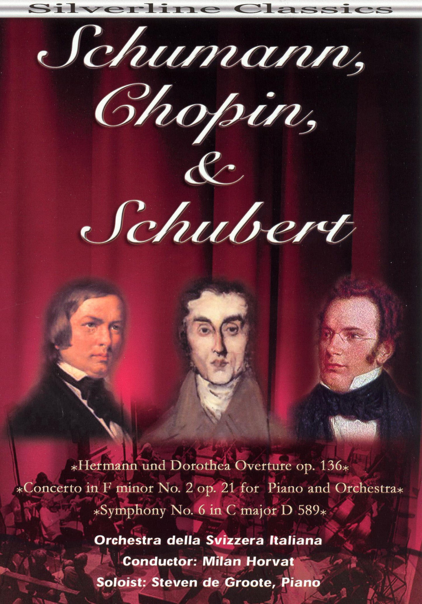 Schumann, Chopin & Schubert cover art