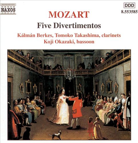 Mozart: Five Divertimentos, K.439b cover art