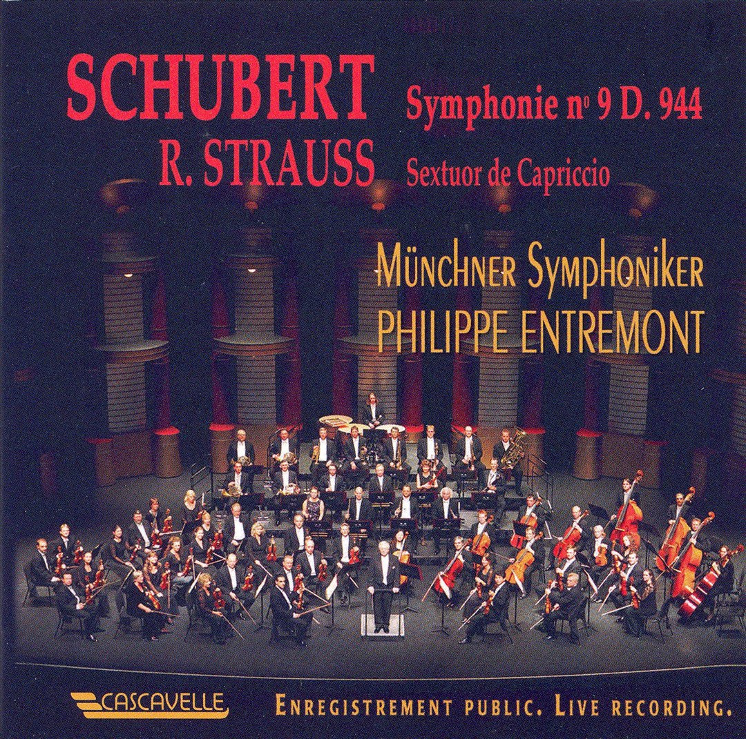 Schubert: Symphonie No. 9 D. 944; Richard Strauss: Sextuor de Capriccio cover art