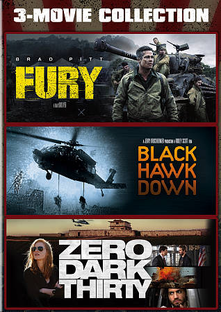 Black Hawk Down/Fury/Zero Dark Thirty cover art