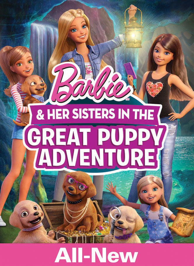 Barbie and Her Sisters in The Great Puppy Adventure cover art