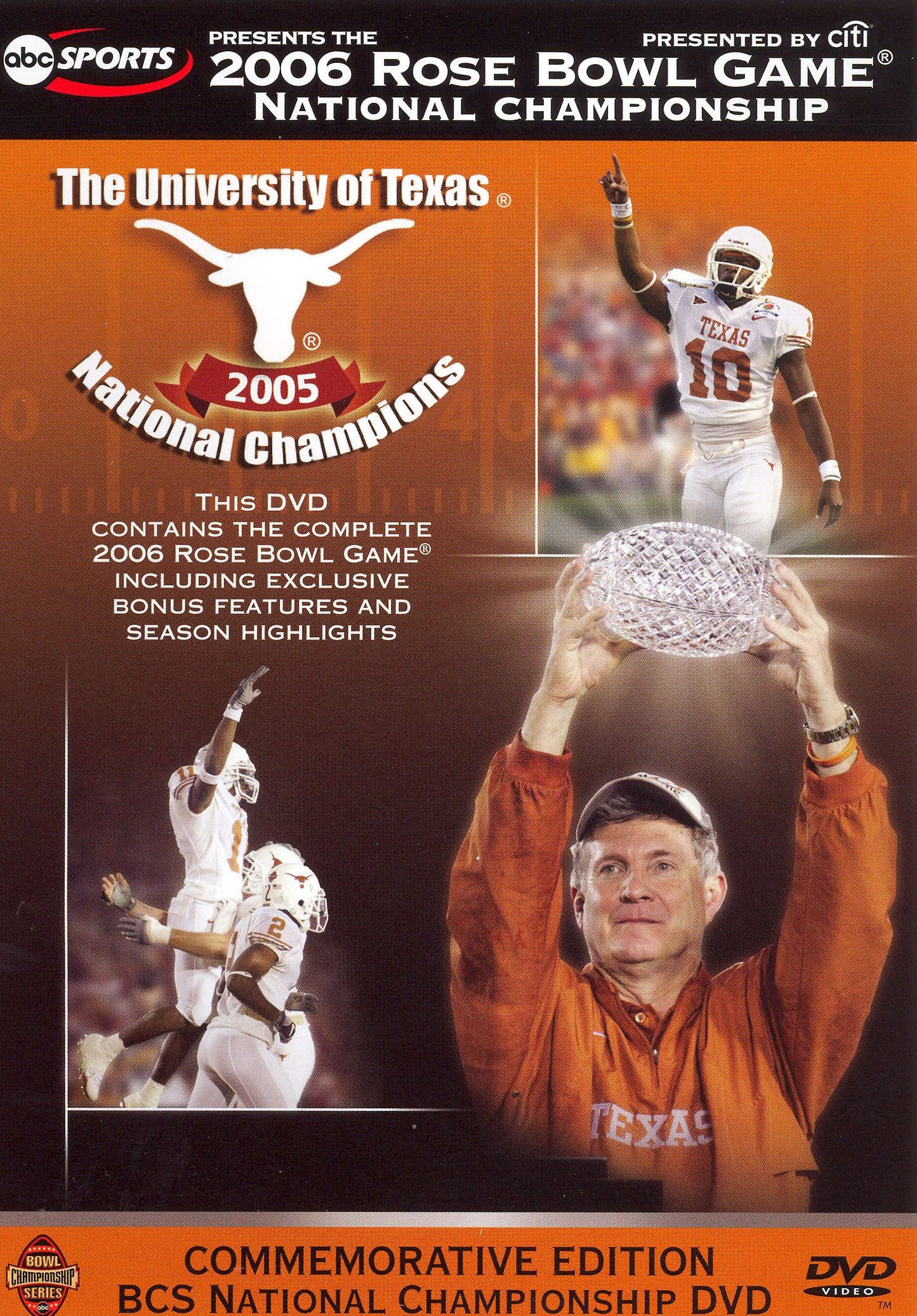 2006 Rose Bowl Game: National Championship - Texas vs. USC cover art