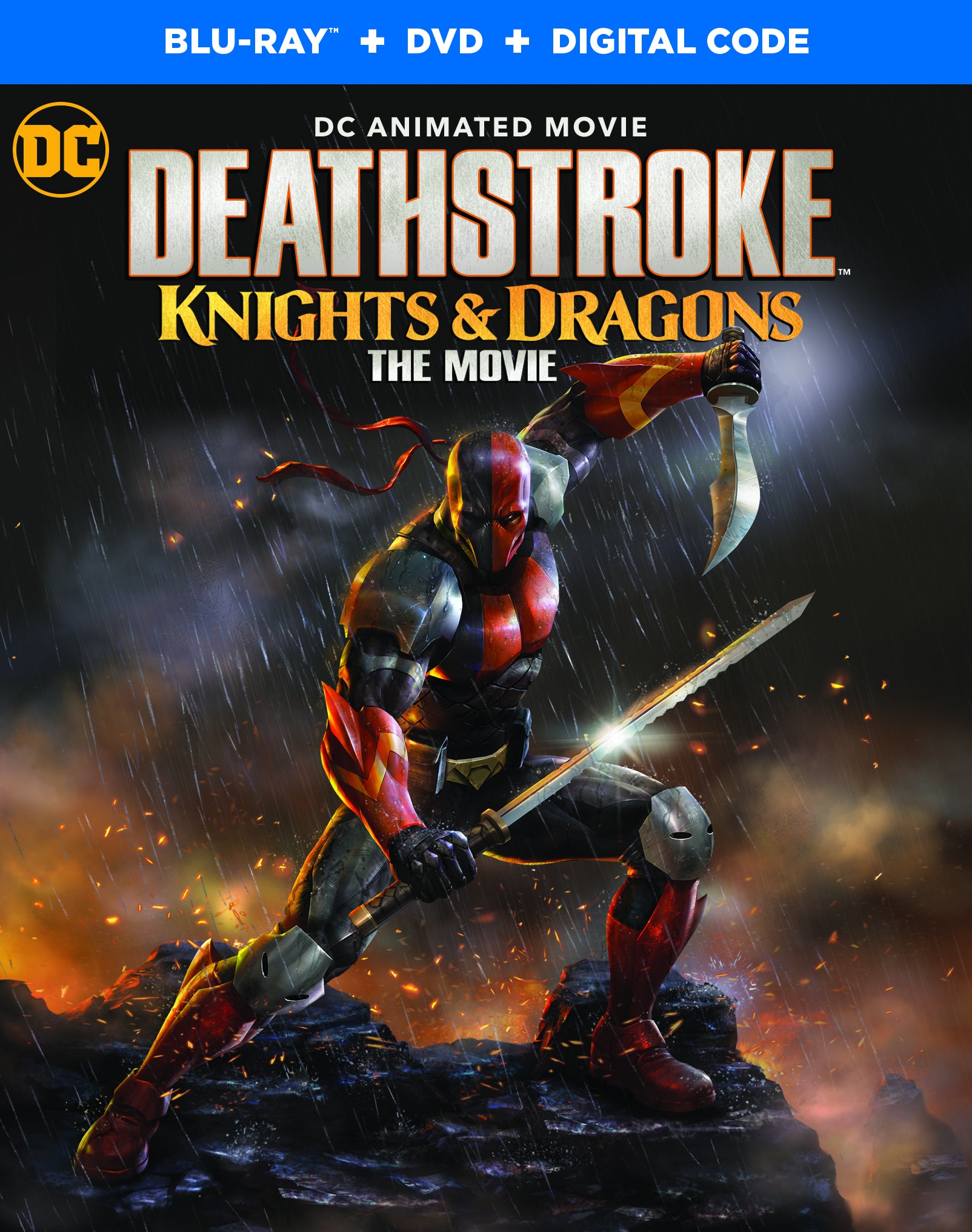 Deathstroke: Knights & Dragon [Includes Digital Copy] [Blu-ray/DVD] [2 Discs] cover art
