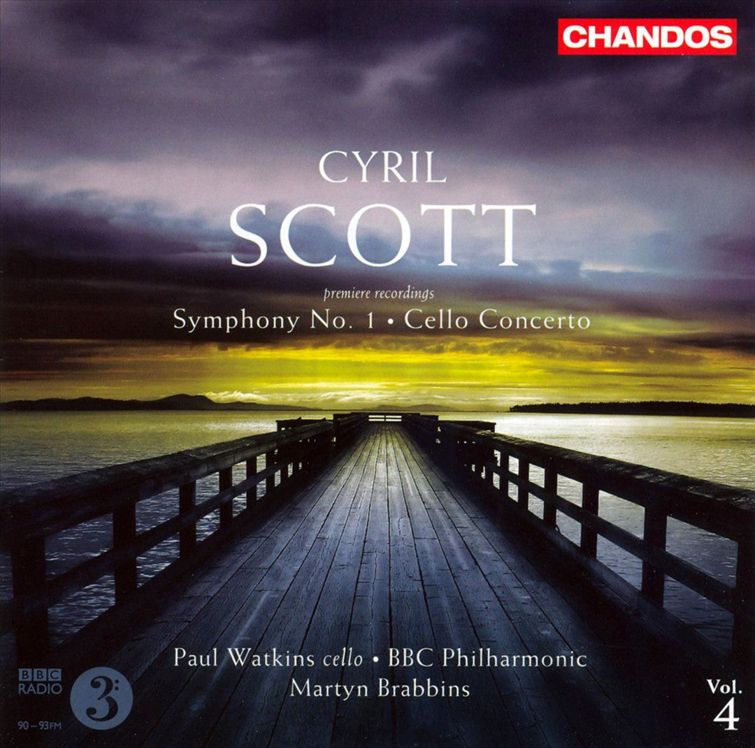Cyril Scott: Symphony No. 1; Cello Concerto cover art