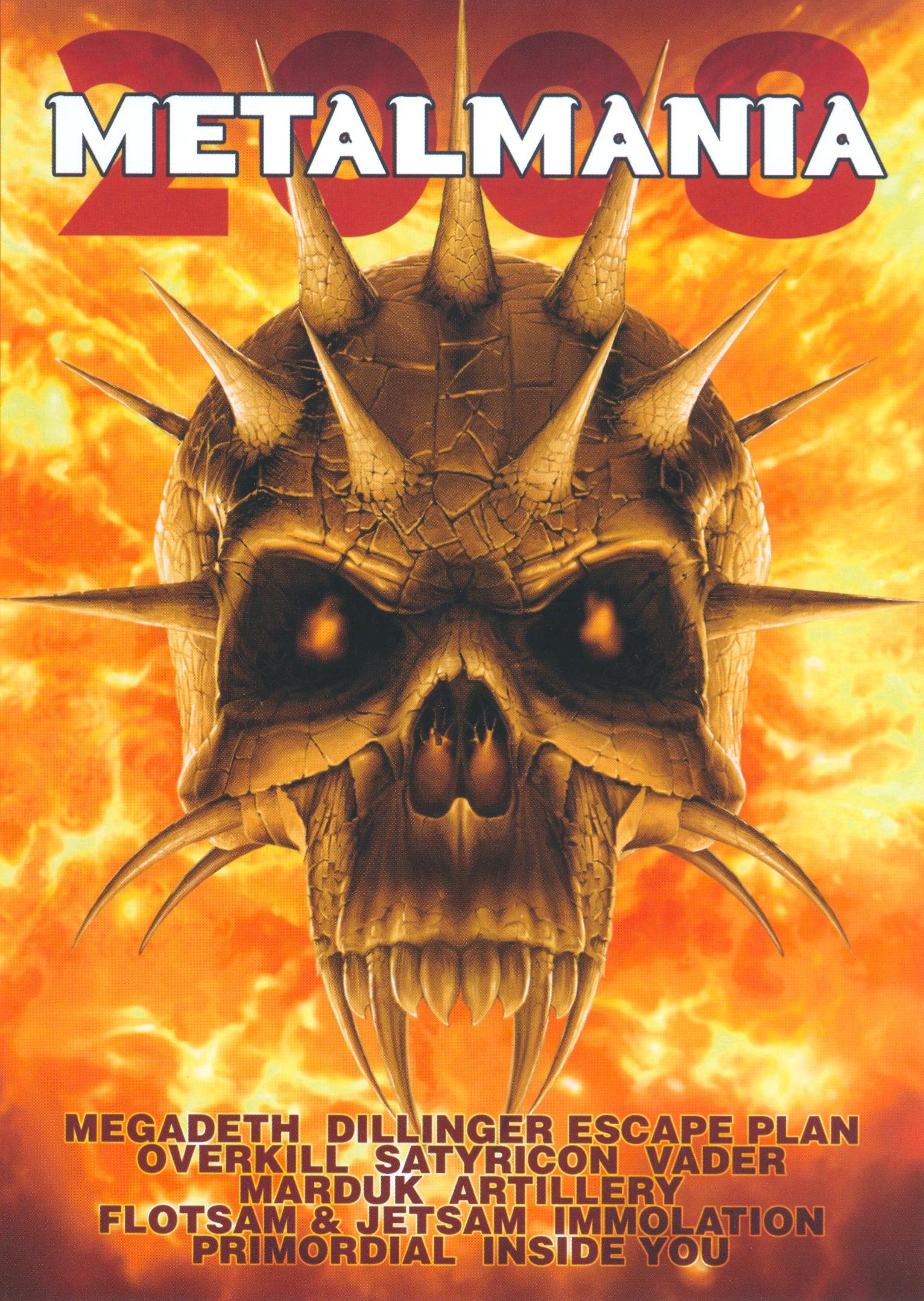 Metalmania 2008 [DVD] cover art
