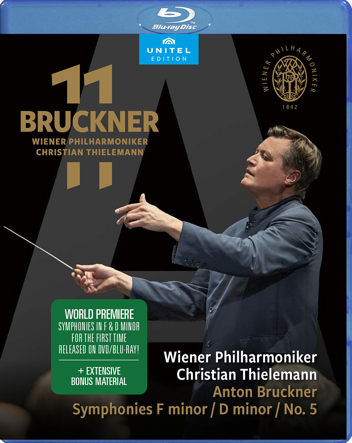Bruckner 11: Symphones F minor, D minor, No. 5 [Video] cover art