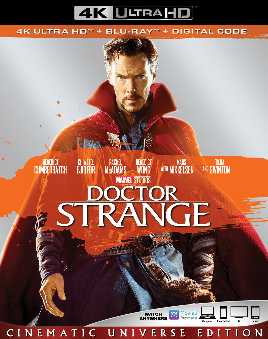 Doctor Strange [Includes Digital Copy] [4K Ultra HD Blu-ray/Blu-ray] cover art