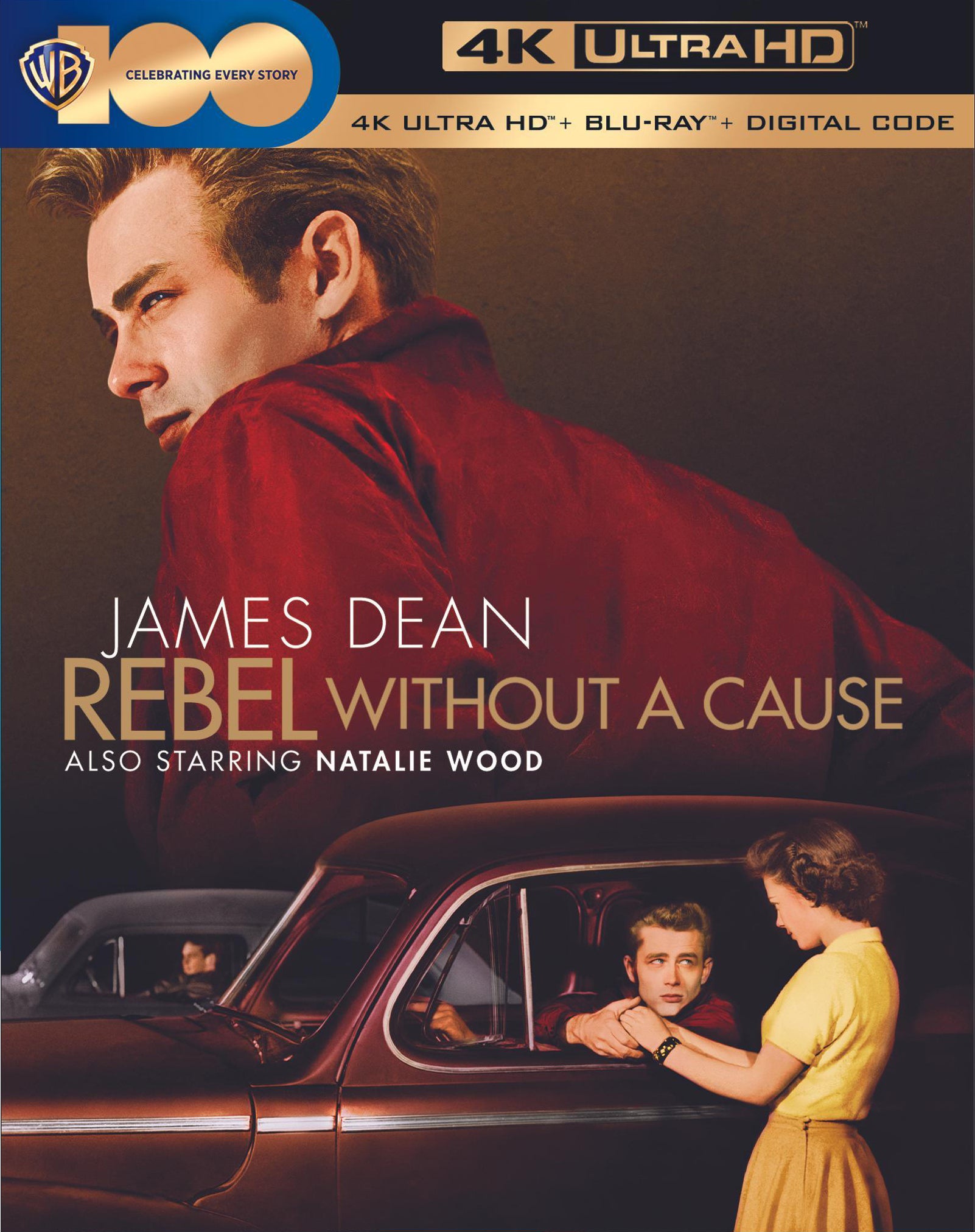 Rebel Without a Cause [Includes Digital Copy] [4K Ultra HD Blu-ray/Blu-ray] cover art