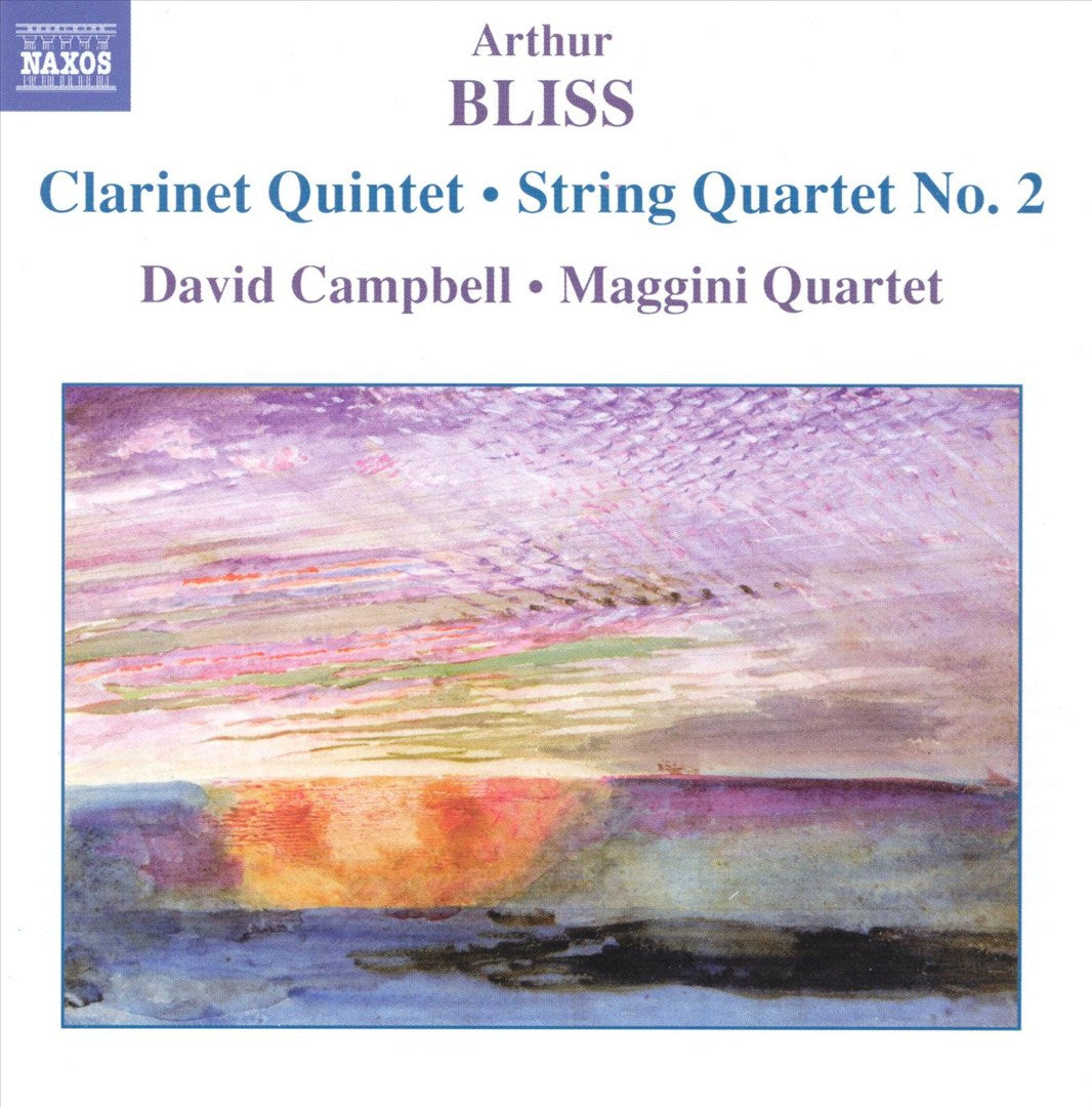 Arthur Bliss: Clarinet Quintet; String Quartet No. 2 cover art