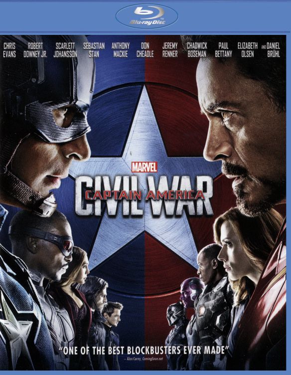 Captain America: Civil War [Blu-ray] cover art