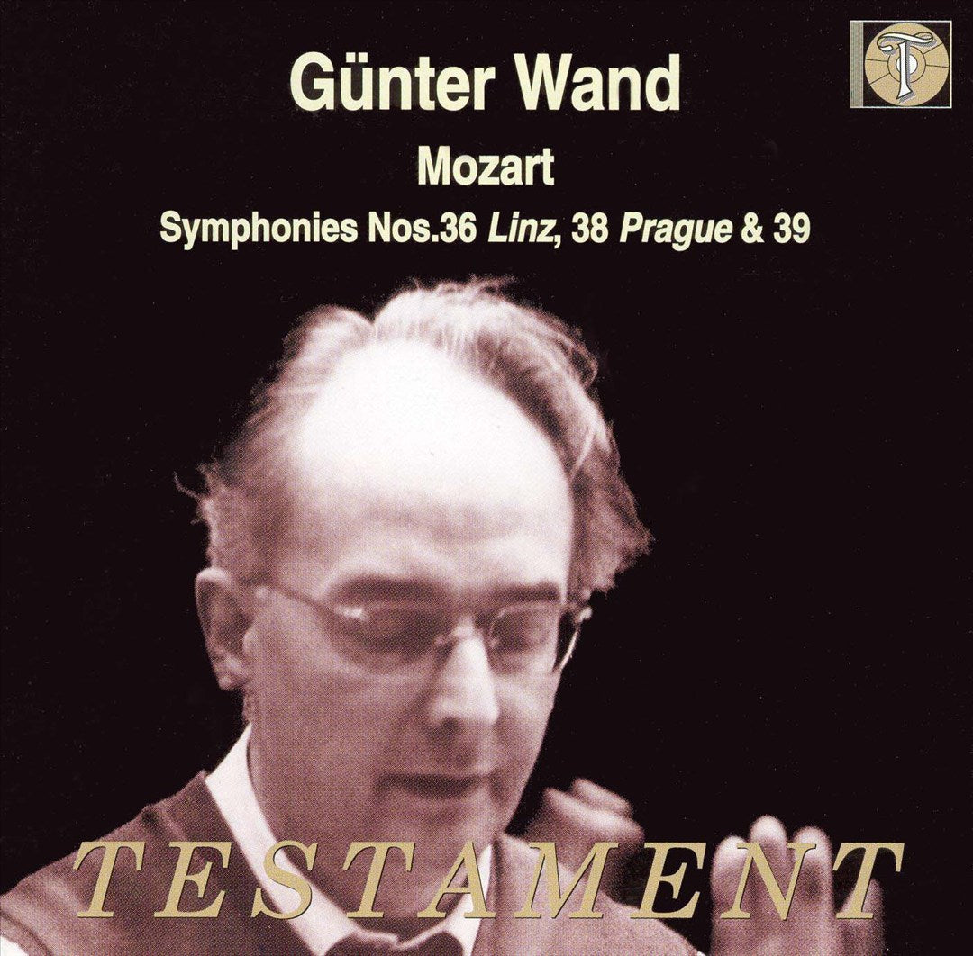Mozart: Symphonies Nos. 36 (Linz), 38 (Prague) & 39 cover art