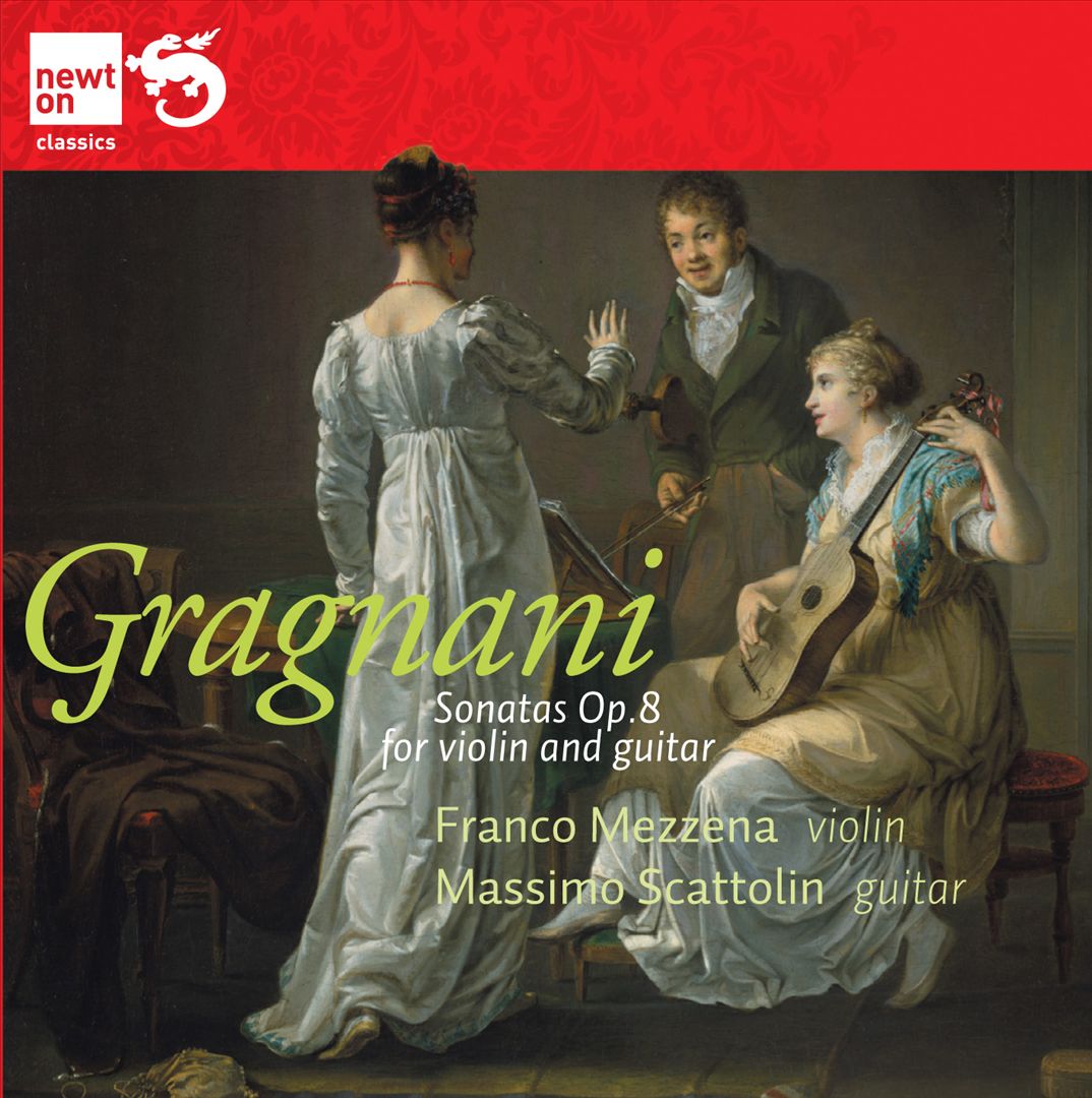 Filippo Gragnani: Sonatas for violin & guitar, Op. 8 cover art