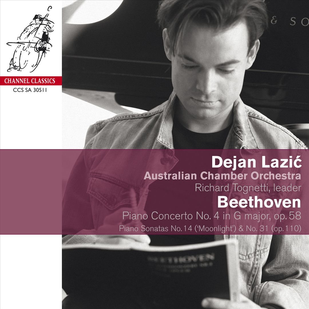 Beethoven: Piano Concerto No. 4; Piano Sonatas No. 14 ('Moonlight") & No. 31 (Op. 110) cover art