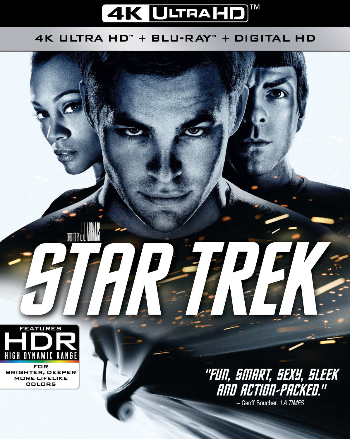 Star Trek [4K Ultra HD Blu-ray/Blu-ray] [Includes Digital Copy] cover art