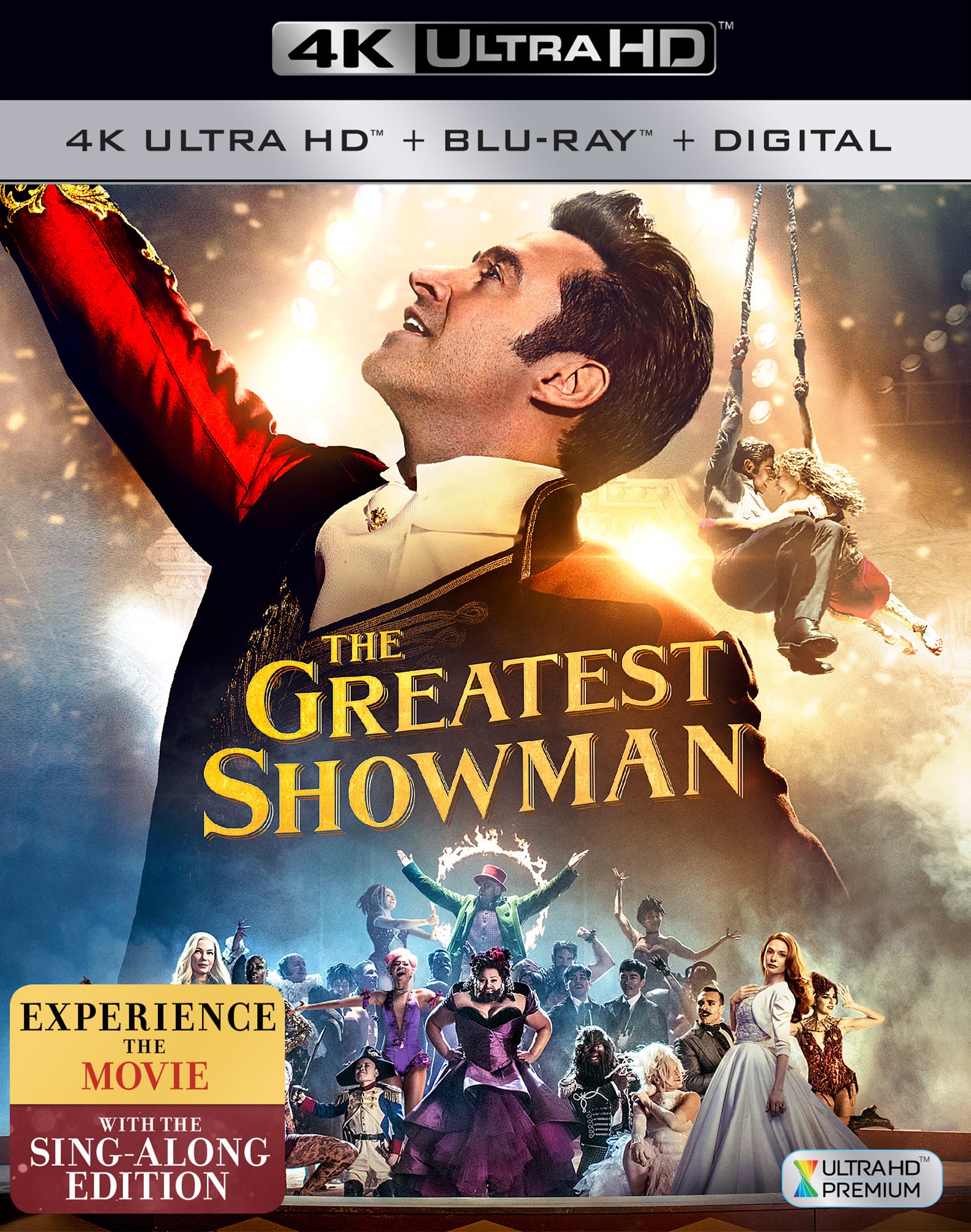 Greatest Showman [Includes Digital Copy] [4K Ultra HD Blu-ray/Blu-ray] cover art