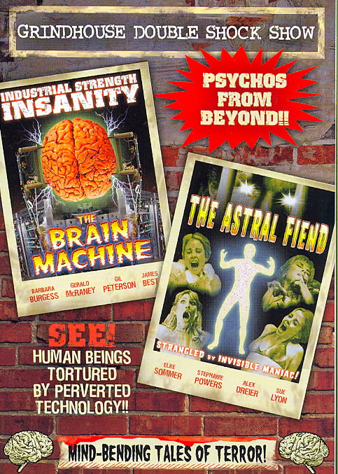 Grindhouse Double Shock Show: The Brain Machine/Astral Factor cover art