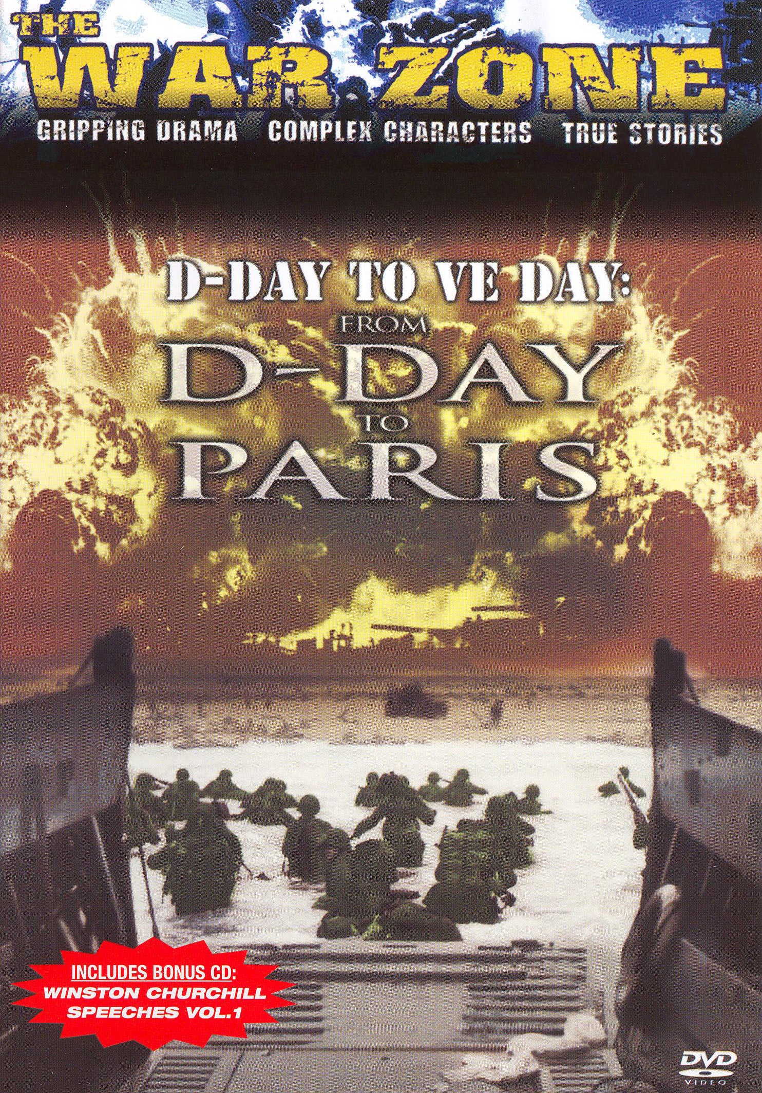 War Zone: D-Day to Paris [DVD/CD] cover art