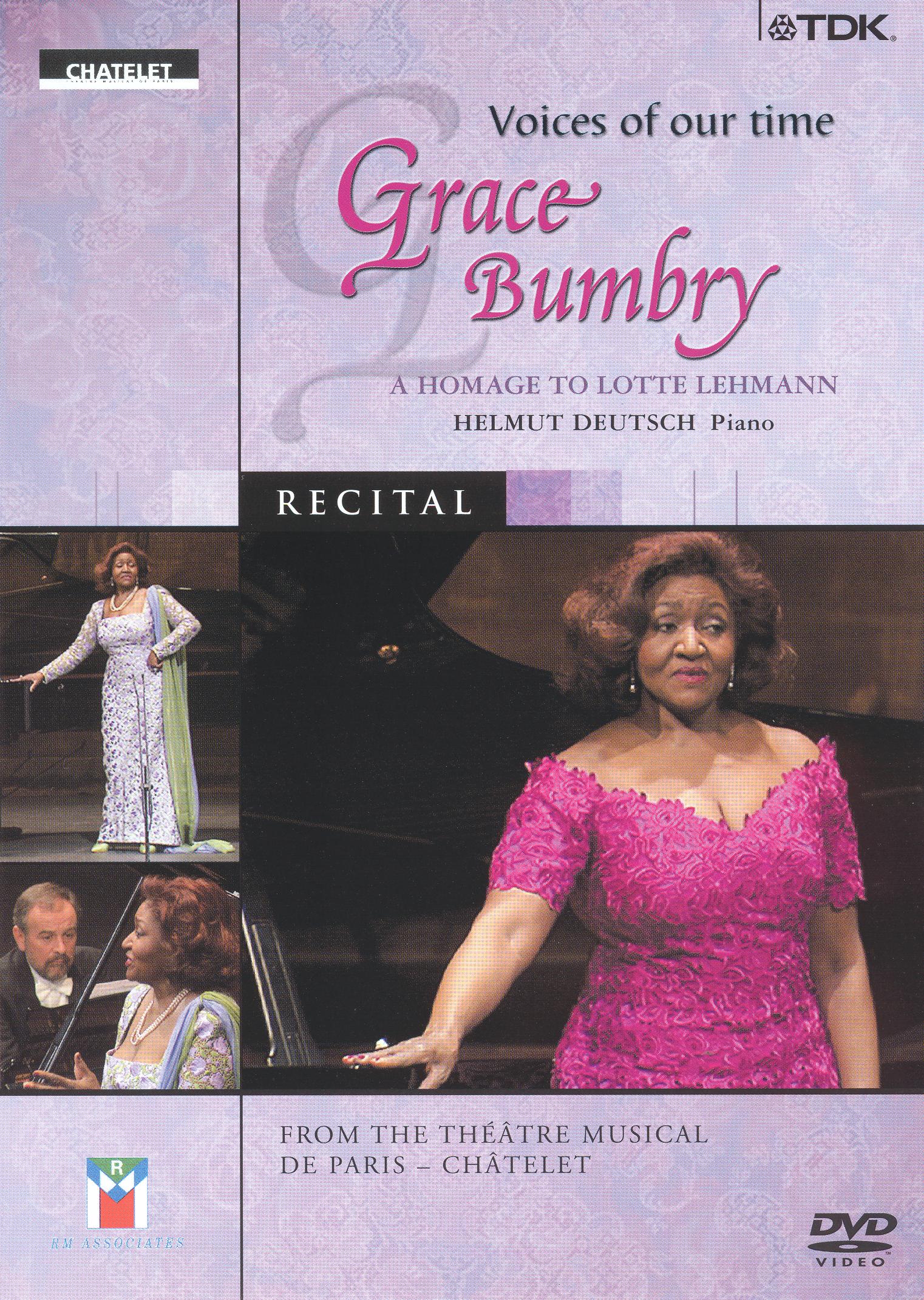 Voices of Our Time: Grace Bumbry - Recital cover art