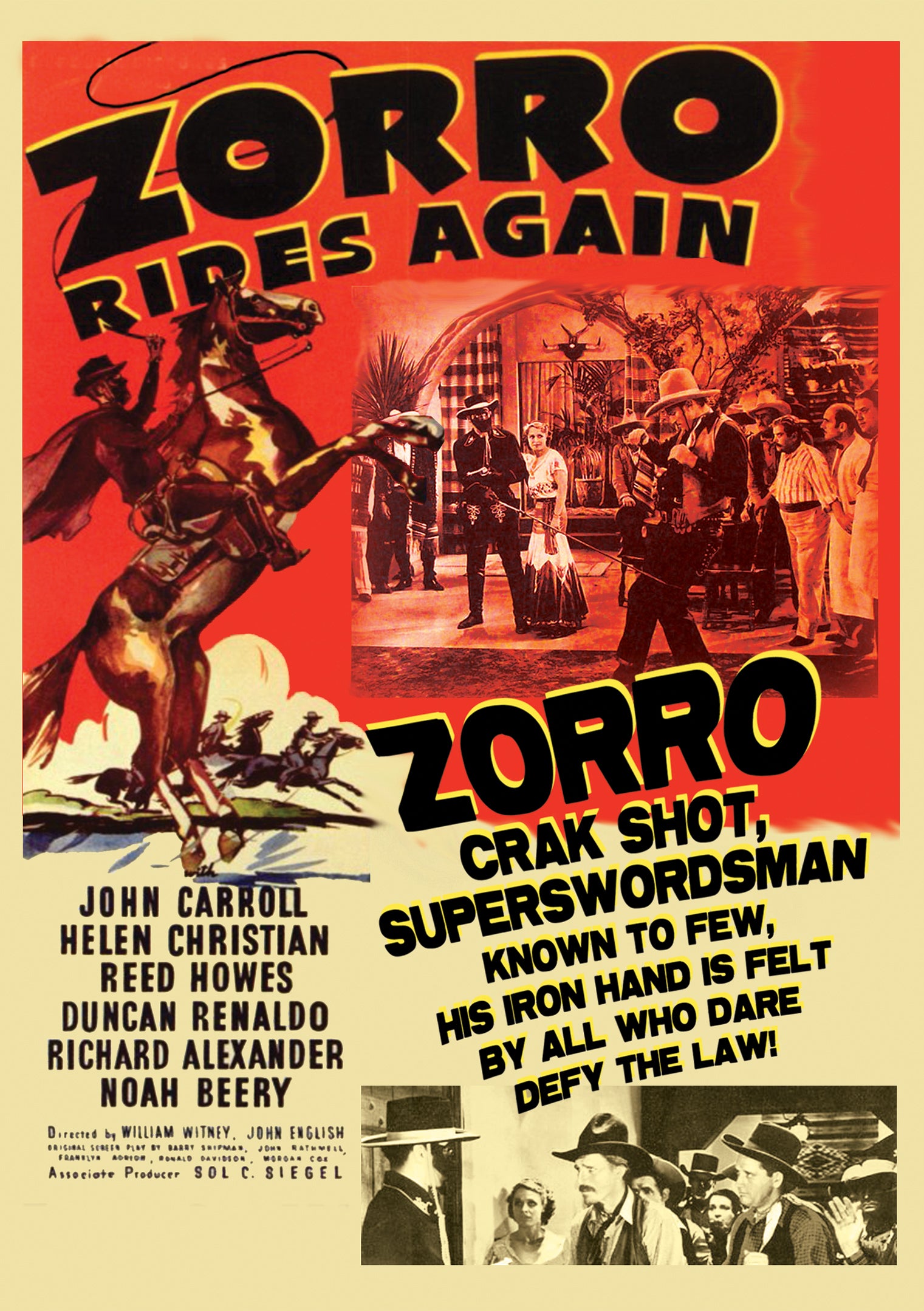 Zorro Rides Again cover art