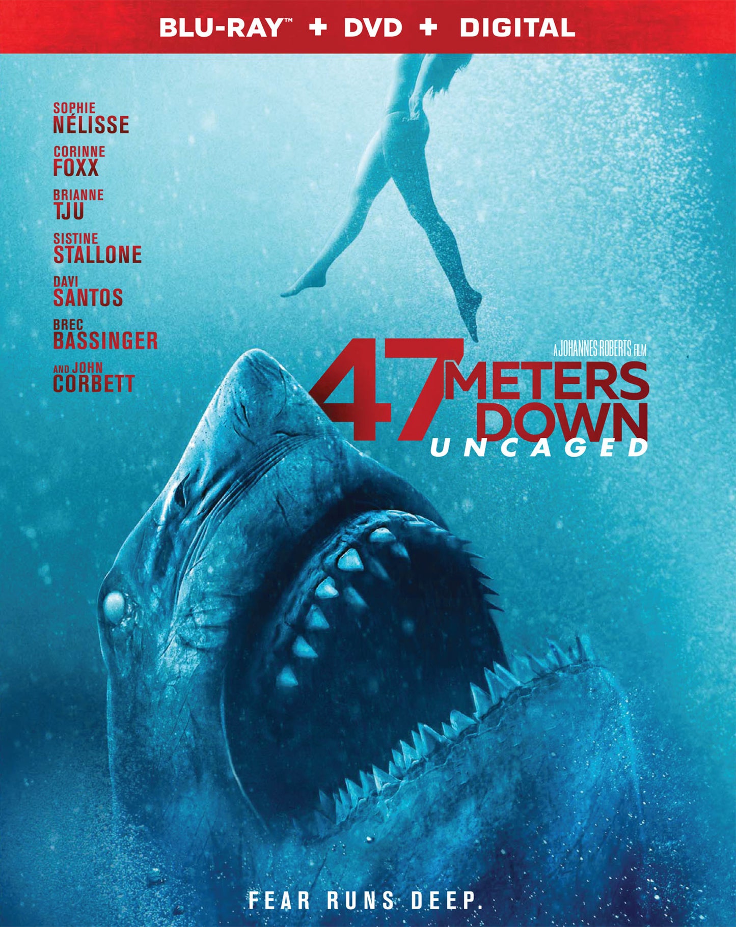 47 Meters Down: Uncaged [Includes Digital Copy] [Blu-ray/DVD] cover art