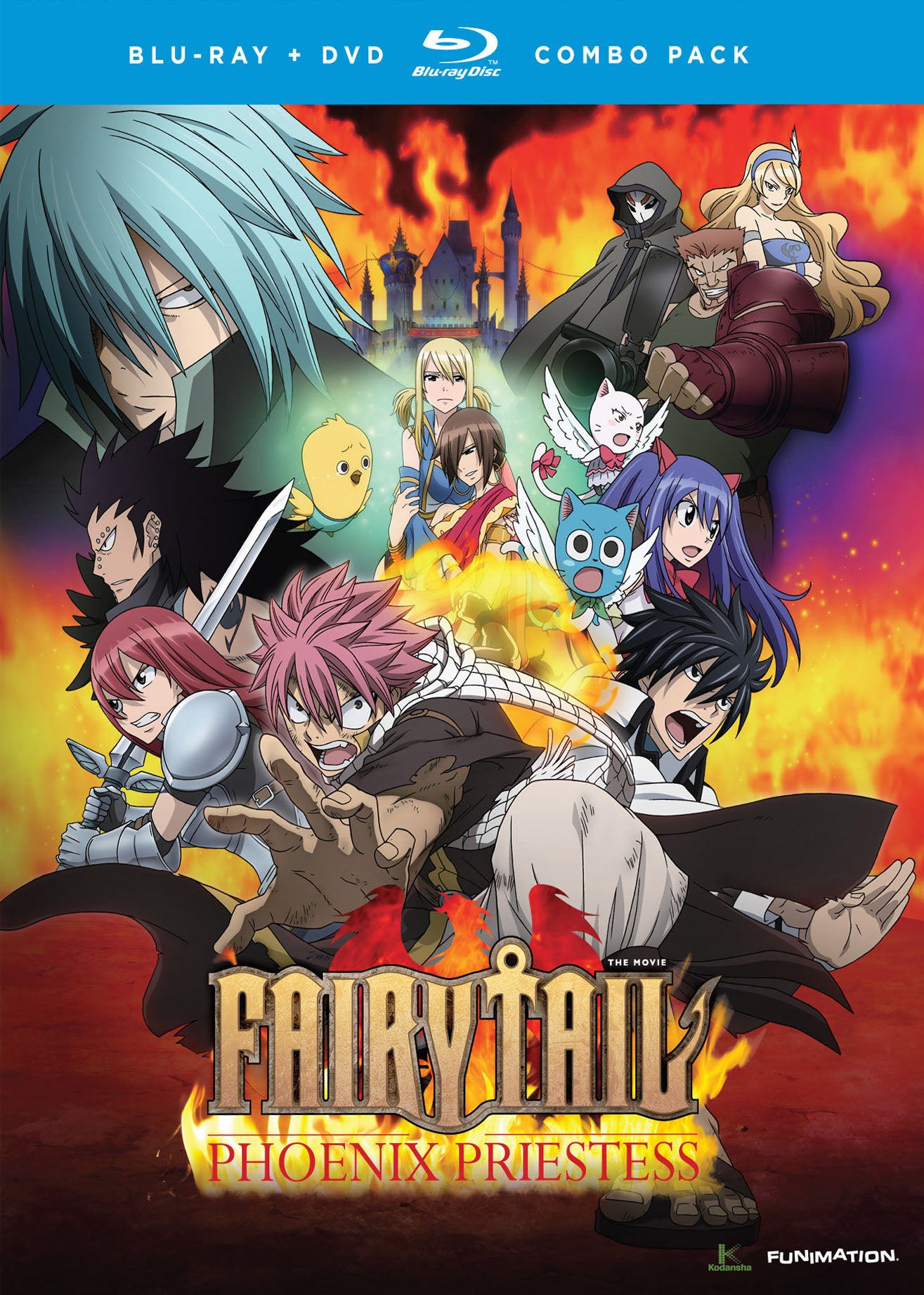 Fairy Tail: The Phoenix Priestess [2 Discs] [Blu-ray/DVD] cover art