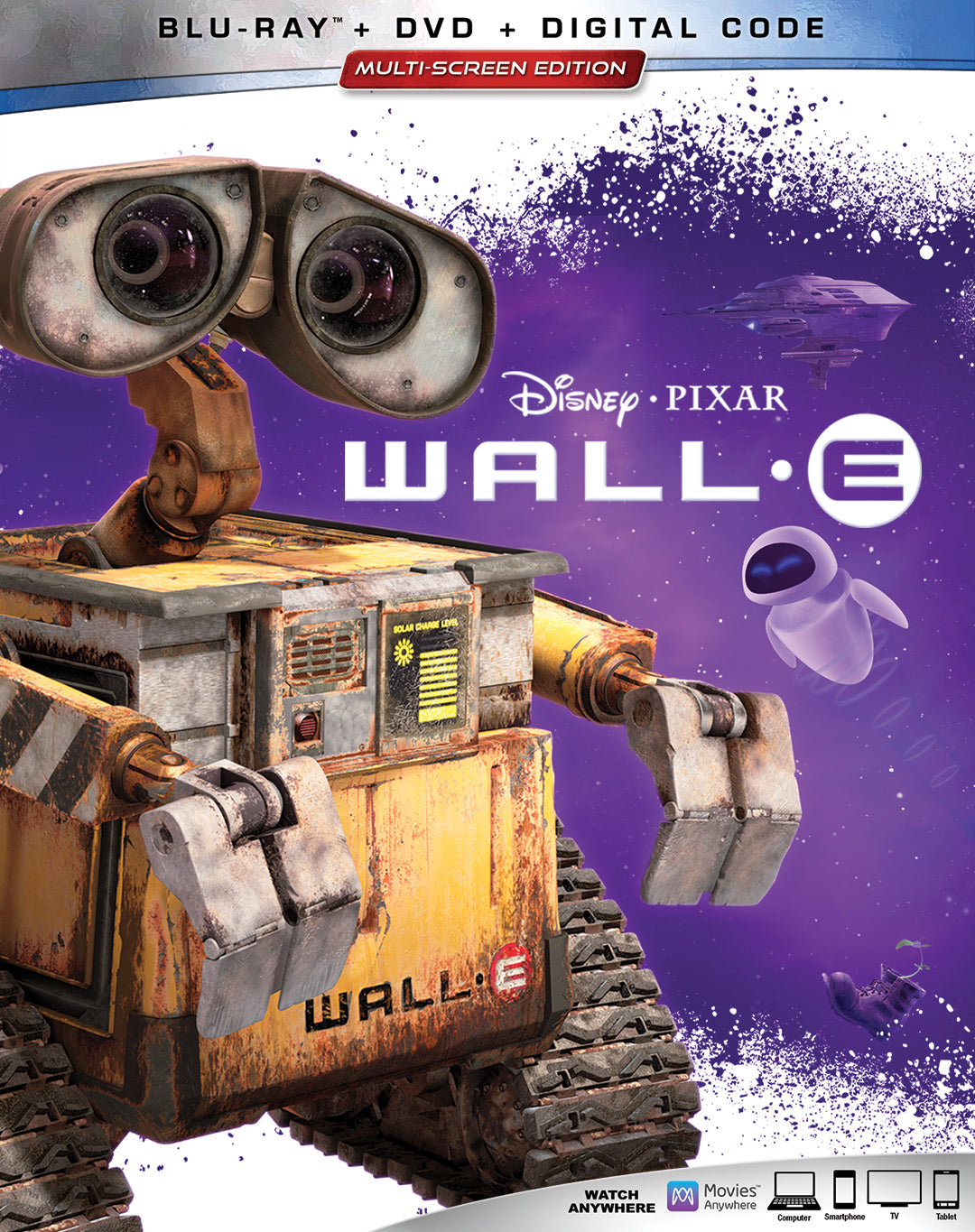 Wall-E [Includes Digital Copy] [Blu-ray/DVD] cover art