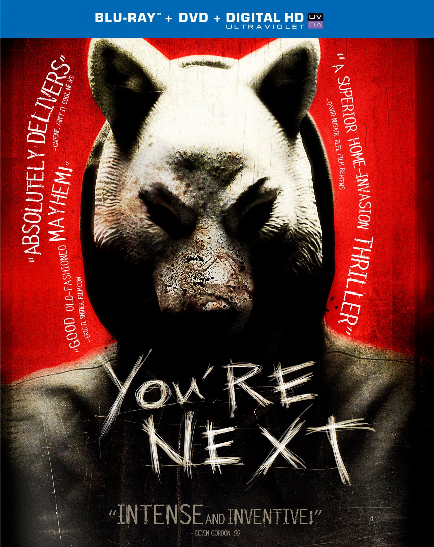 You're Next [2 Discs] [Includes Digital Copy] [Blu-ray/DVD] cover art