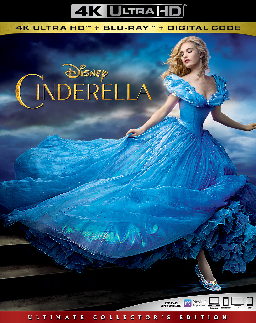 Cinderella [Includes Digital Copy] [4K Ultra HD Blu-ray/Blu-ray] cover art