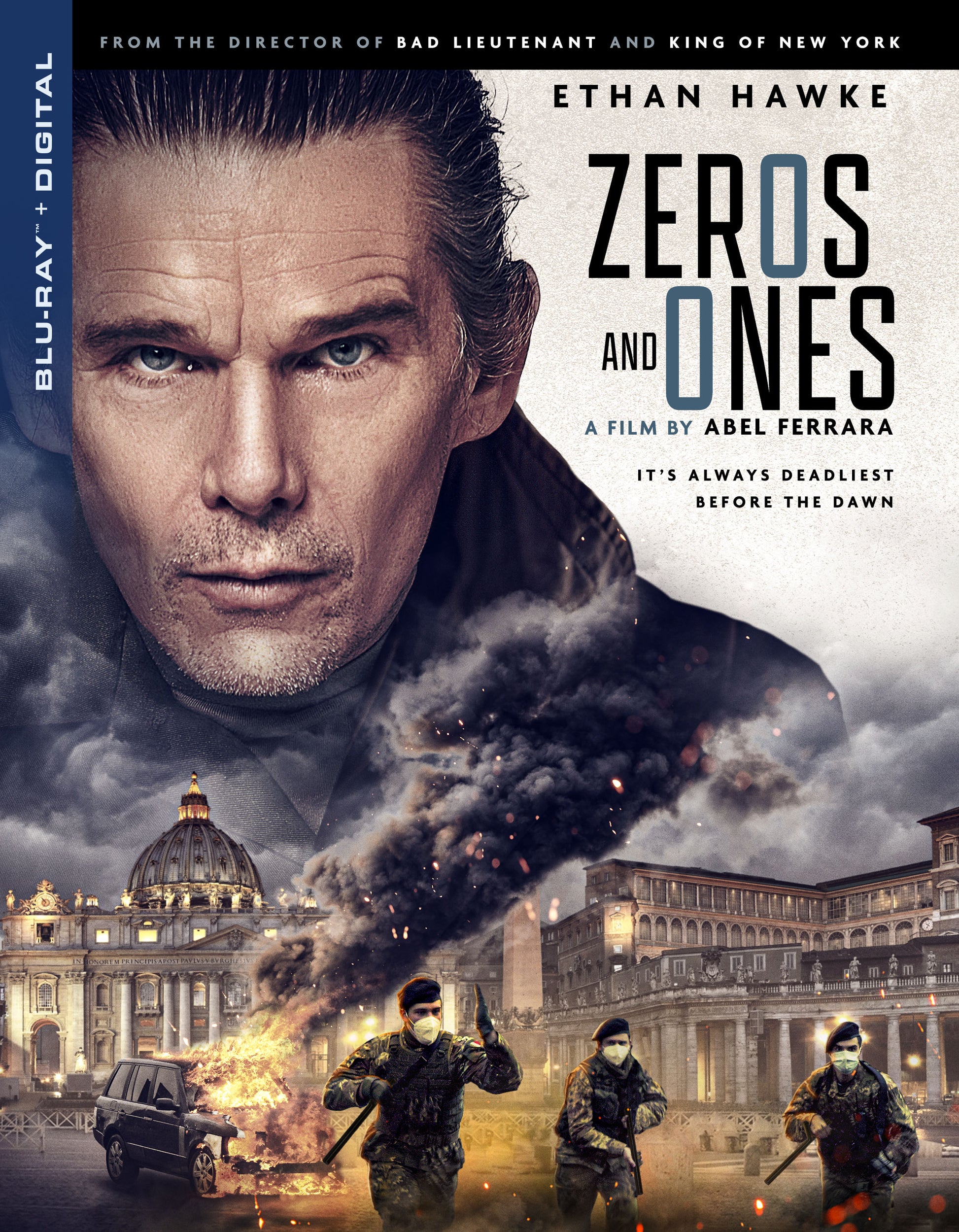 Zeros and Ones [Includes Digital Copy] [Blu-ray] cover art