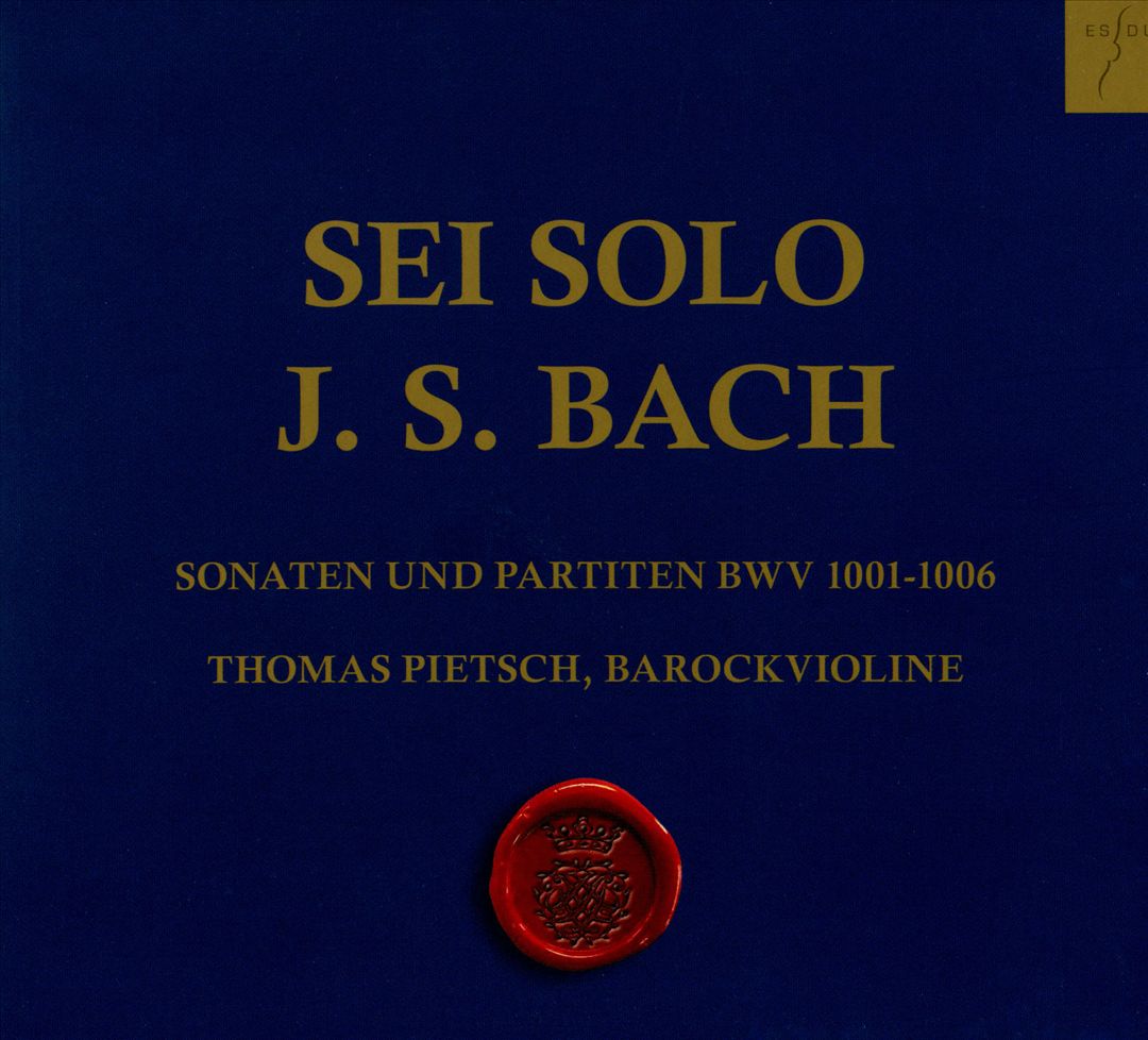 J.S. Bach: Sei Solo cover art