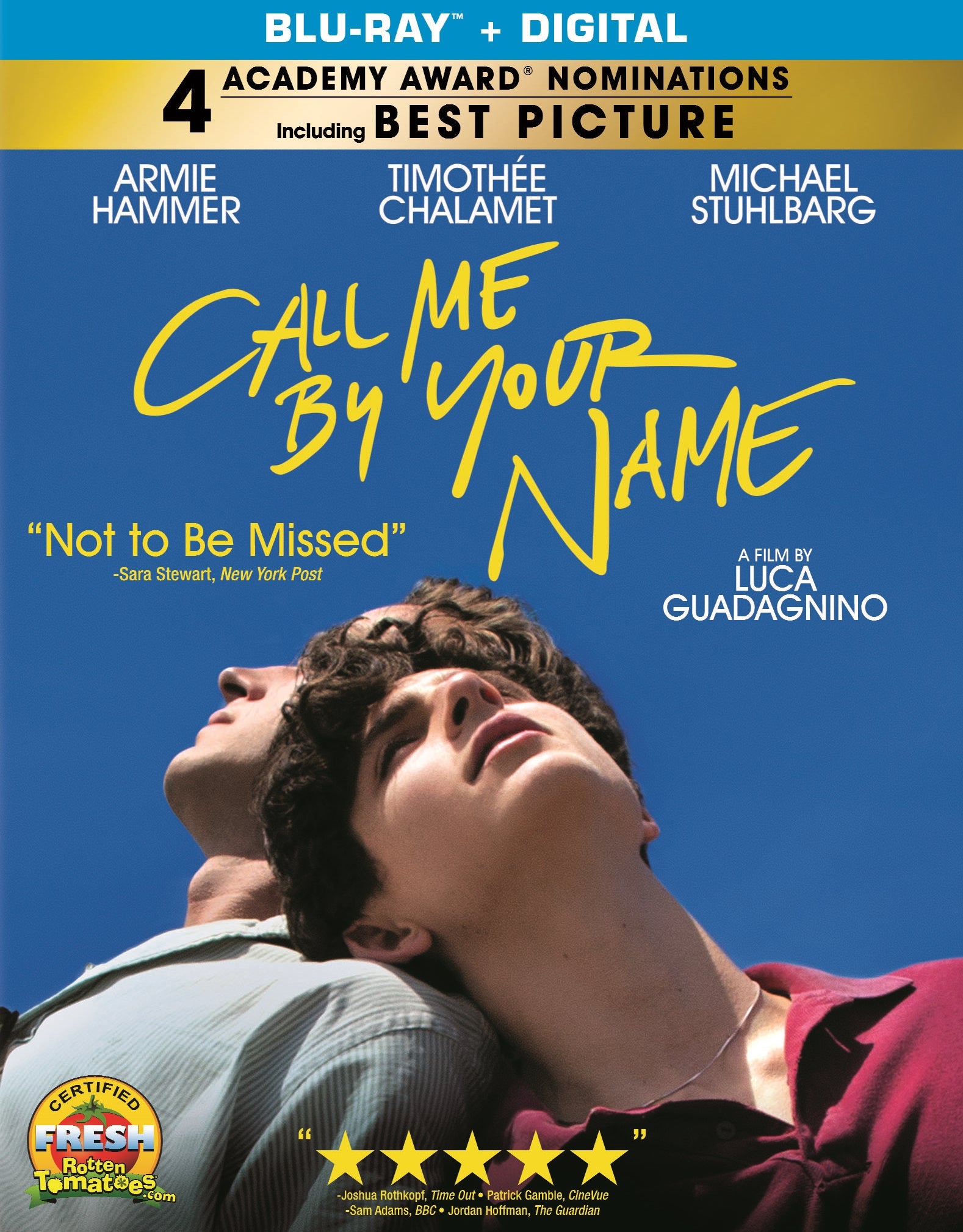 Call Me by Your Name [Blu-ray] cover art