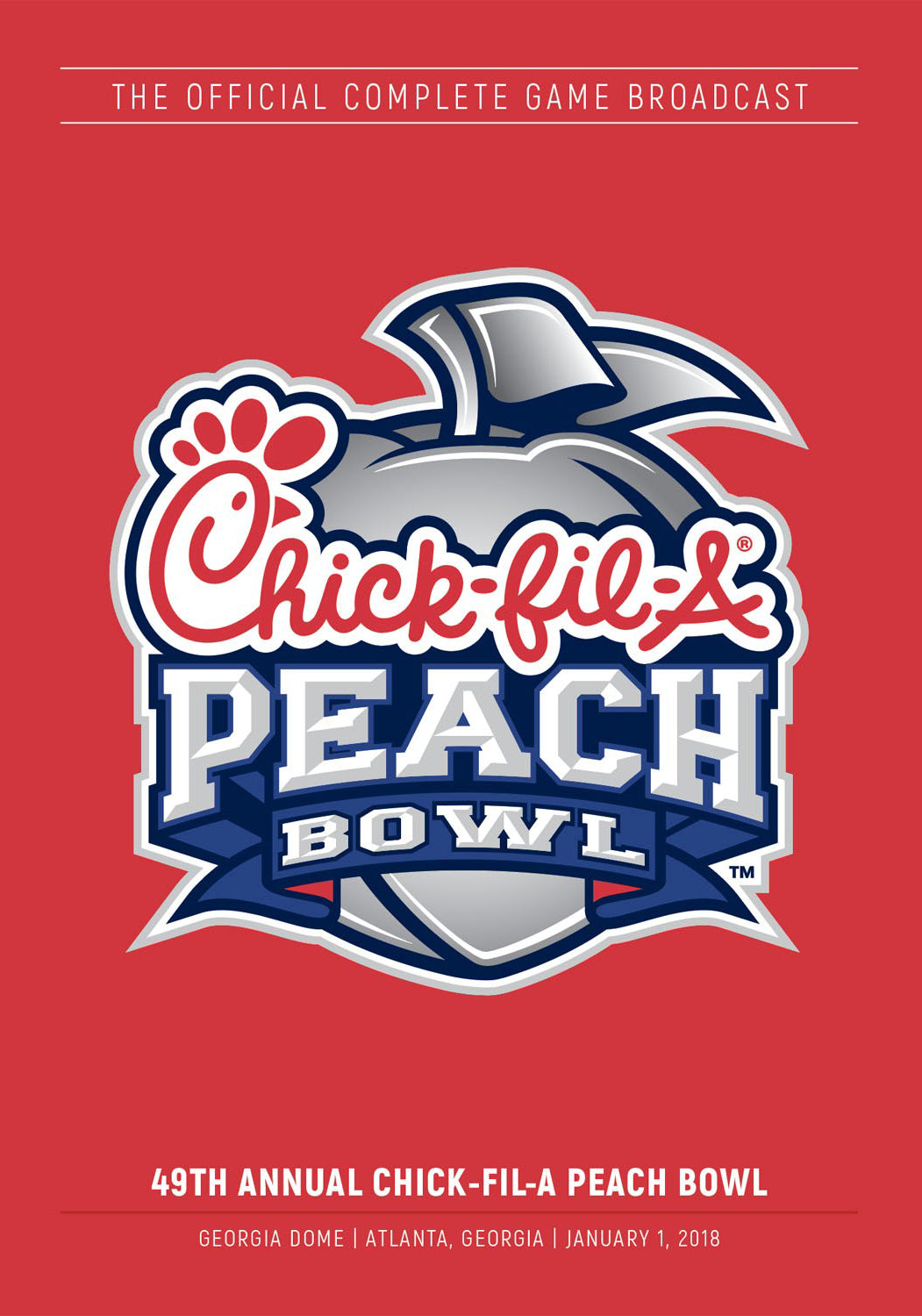 2018 Chick-fil-A Peach Bowl cover art