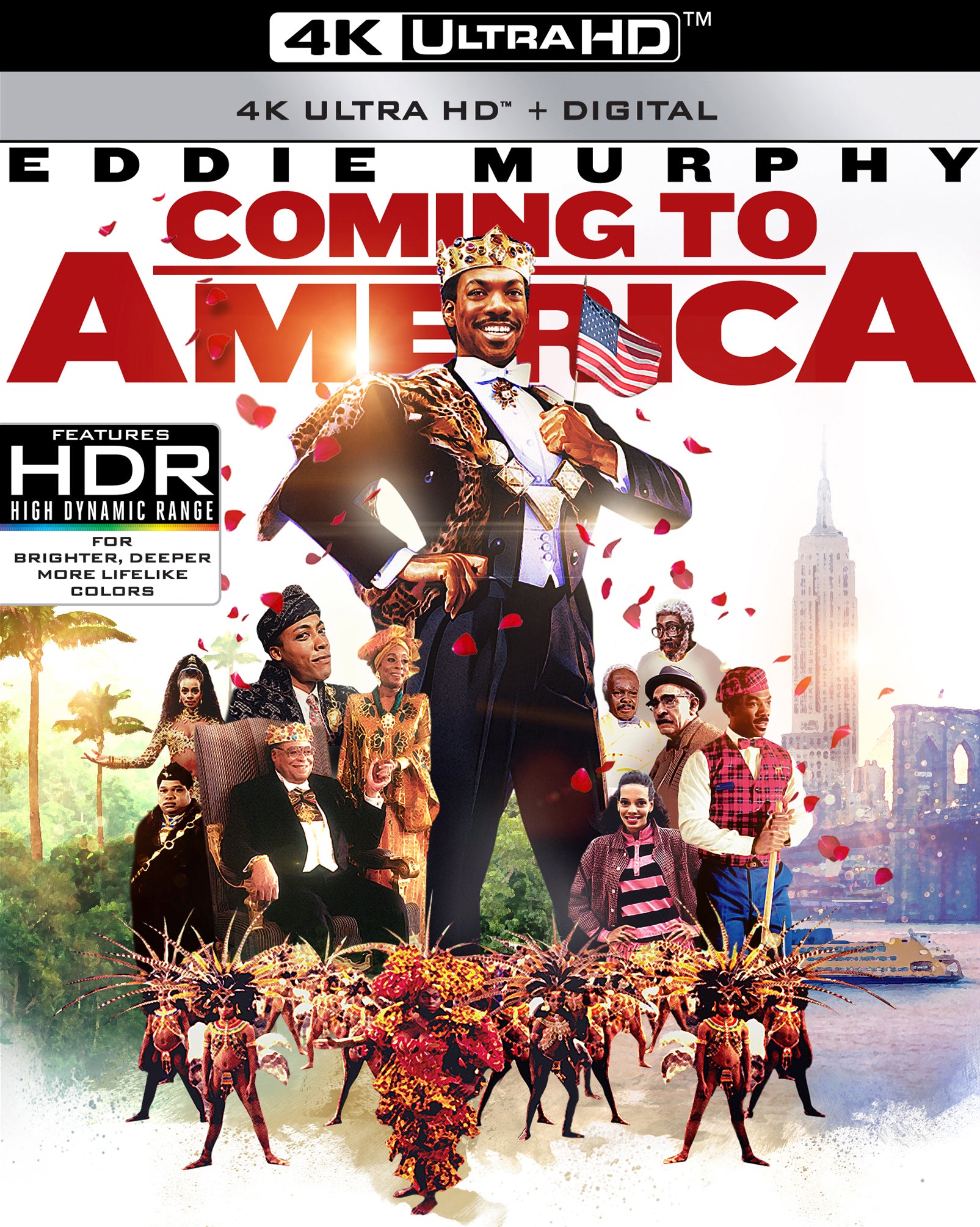 Coming to America [Includes Digital Copy] [4K Ultra HD Blu-ray] cover art