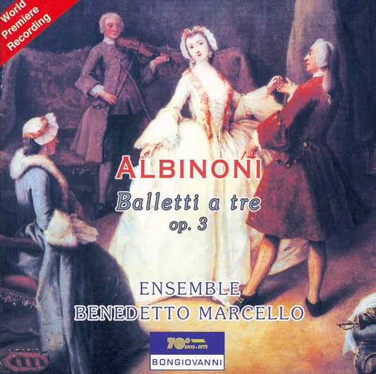 Albinoni: Balletti a tre, Op. 3 cover art