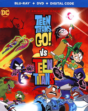 Teen Titans Go! Vs. Teen Titans [Blu-ray] cover art
