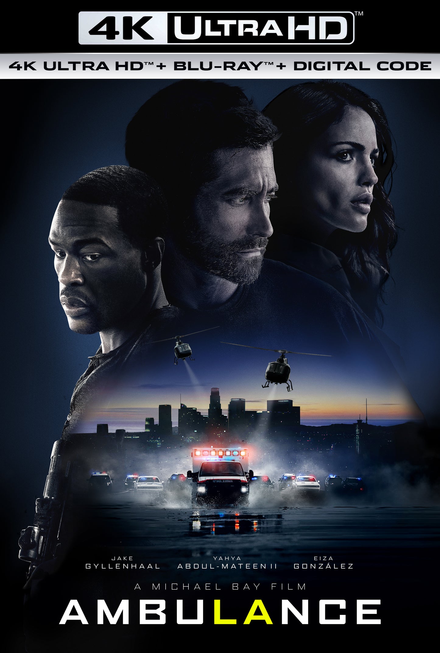 Ambulance [Includes Digital Copy] [4K Ultra HD Blu-ray/Blu-ray] cover art