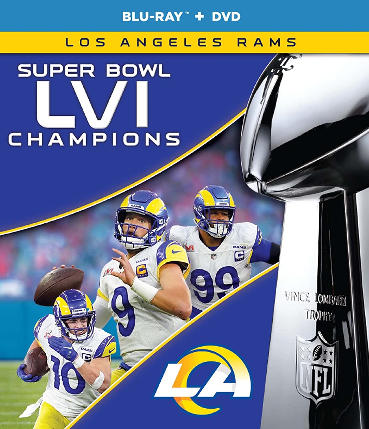 NFL: Super Bowl LVI Champions - Los Angeles Rams [Blu-ray/DVD] [2 Discs] cover art