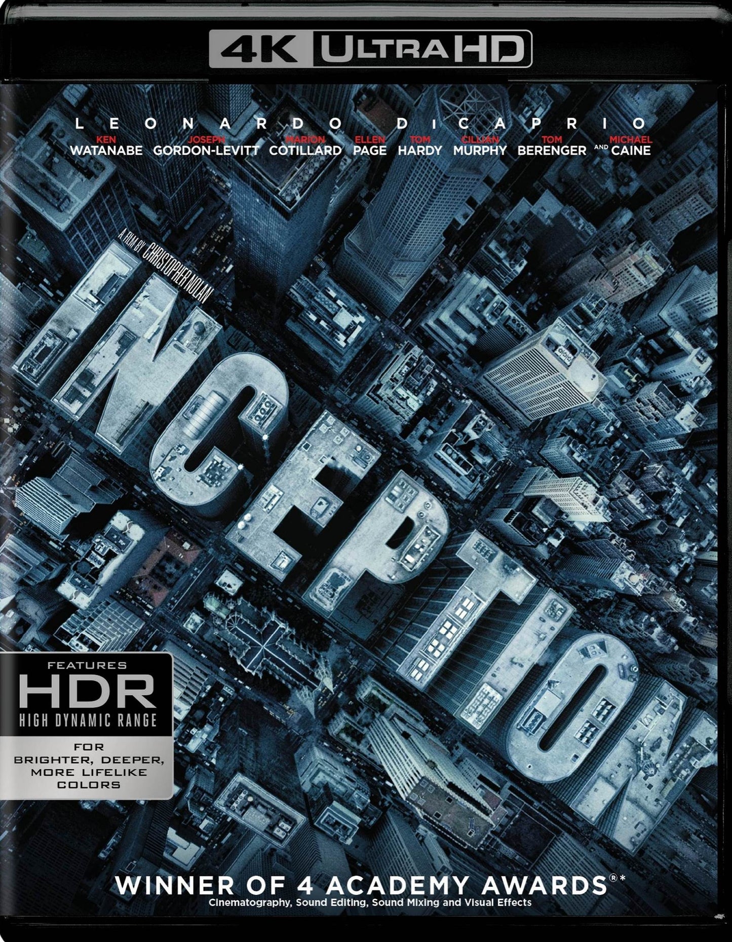 Inception [4K Ultra HD Blu-ray/Blu-ray] cover art