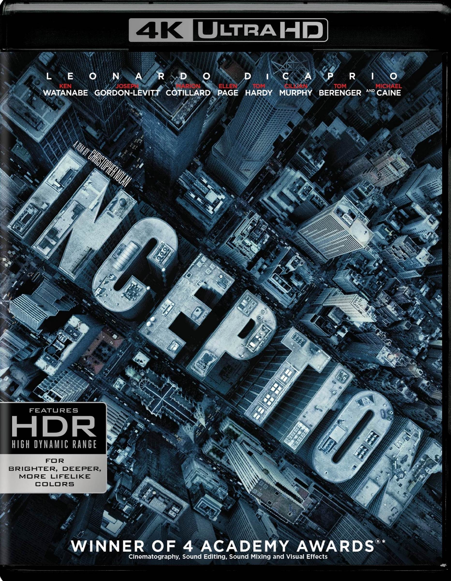 Inception [4K Ultra HD Blu-ray/Blu-ray] cover art