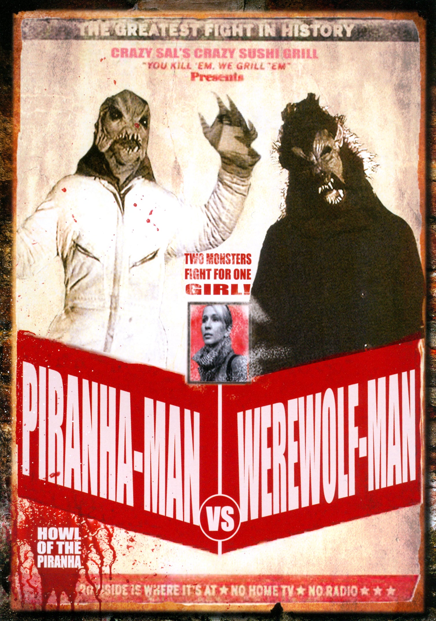 Piranha-Man vs. Werewolf-Man: Howl of the Piranha cover art