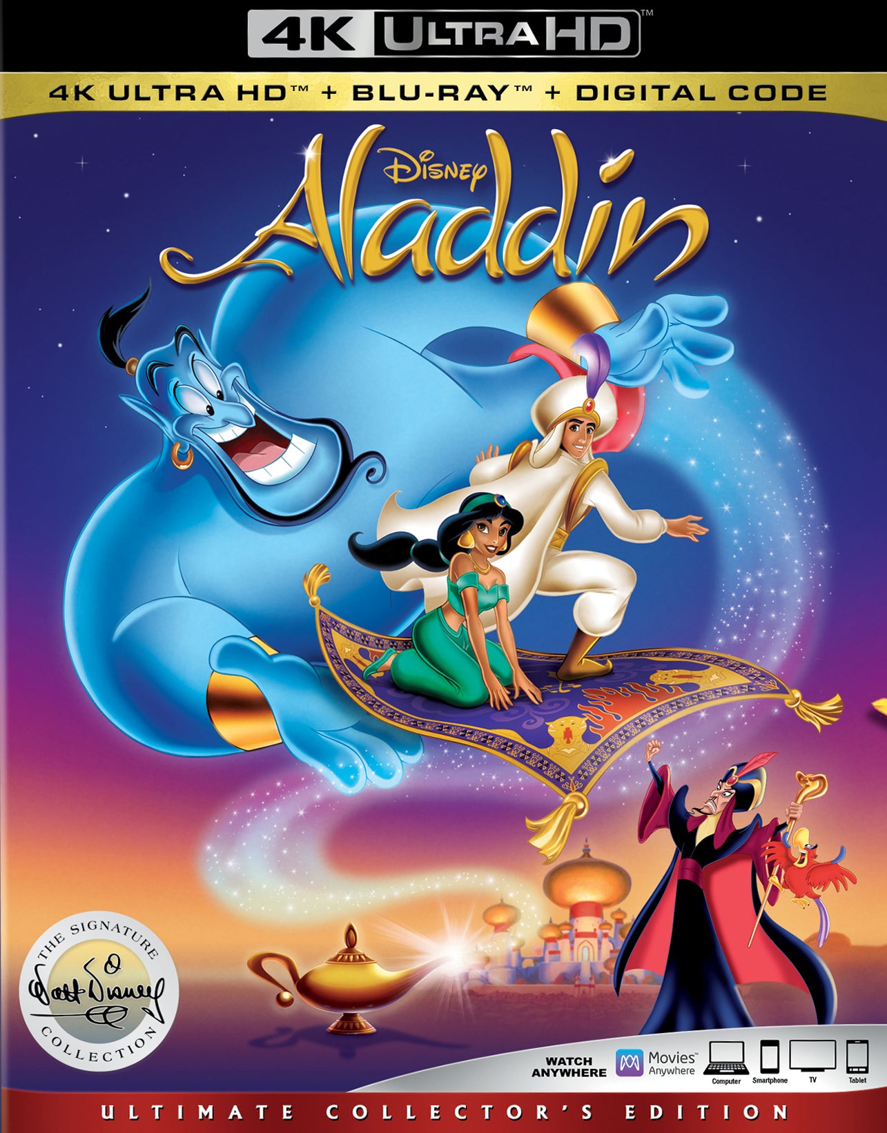 Aladdin [Signature Collection] [Includes Digital Copy] [4K Ultra HD Blu-ray/Blu-ray] cover art