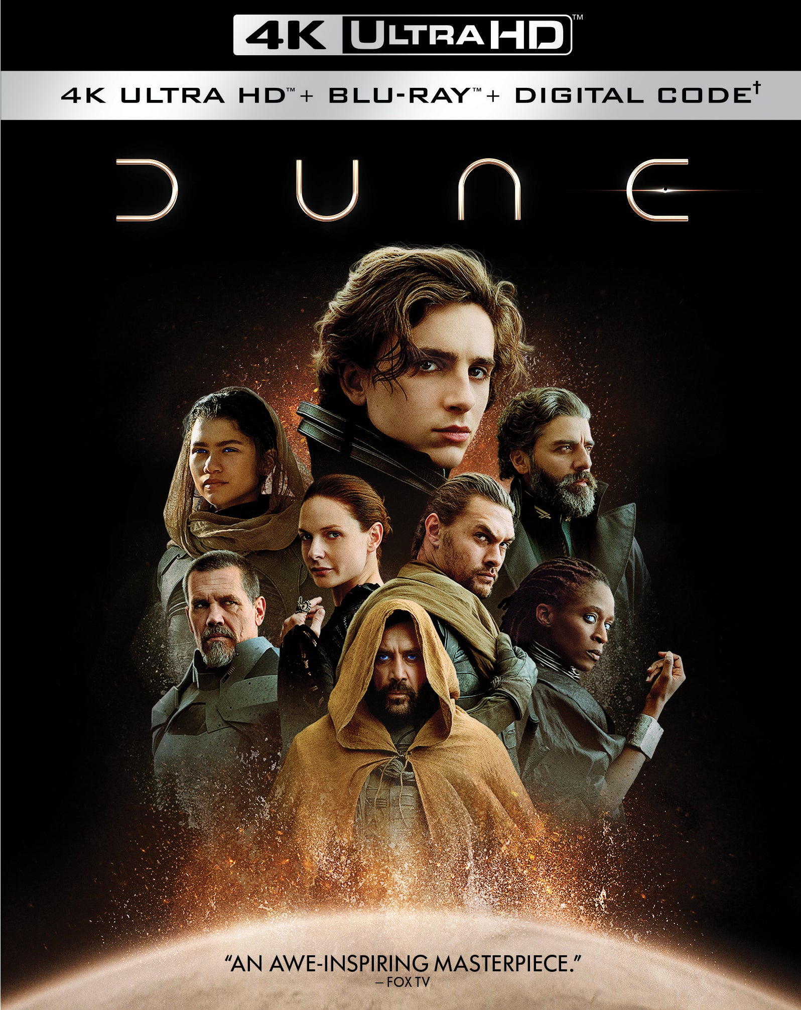 Dune [4K Ultra HD Blu-ray/Blu-ray] cover art