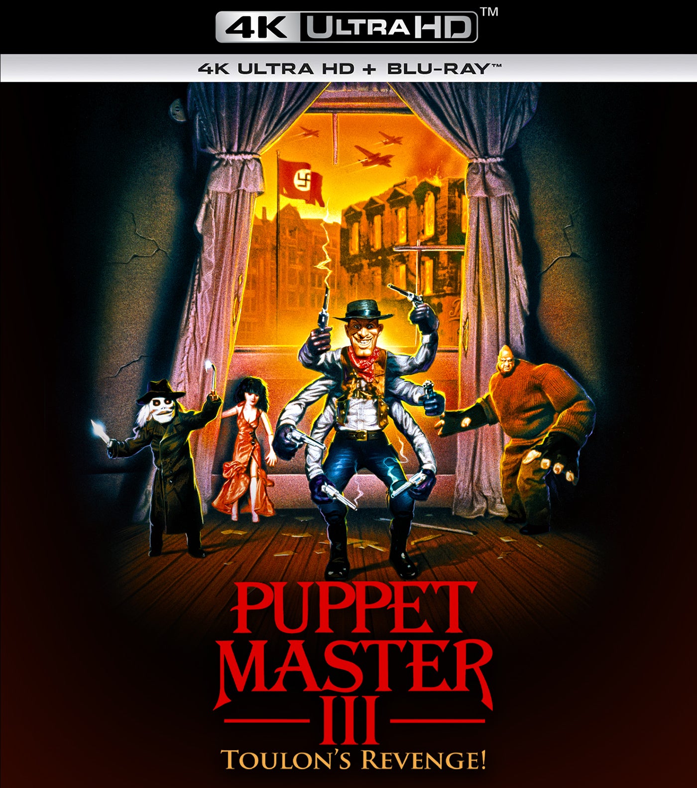 Puppet Master 3: Toulon's Revenge [4K Ultra HD Blu-ray] cover art
