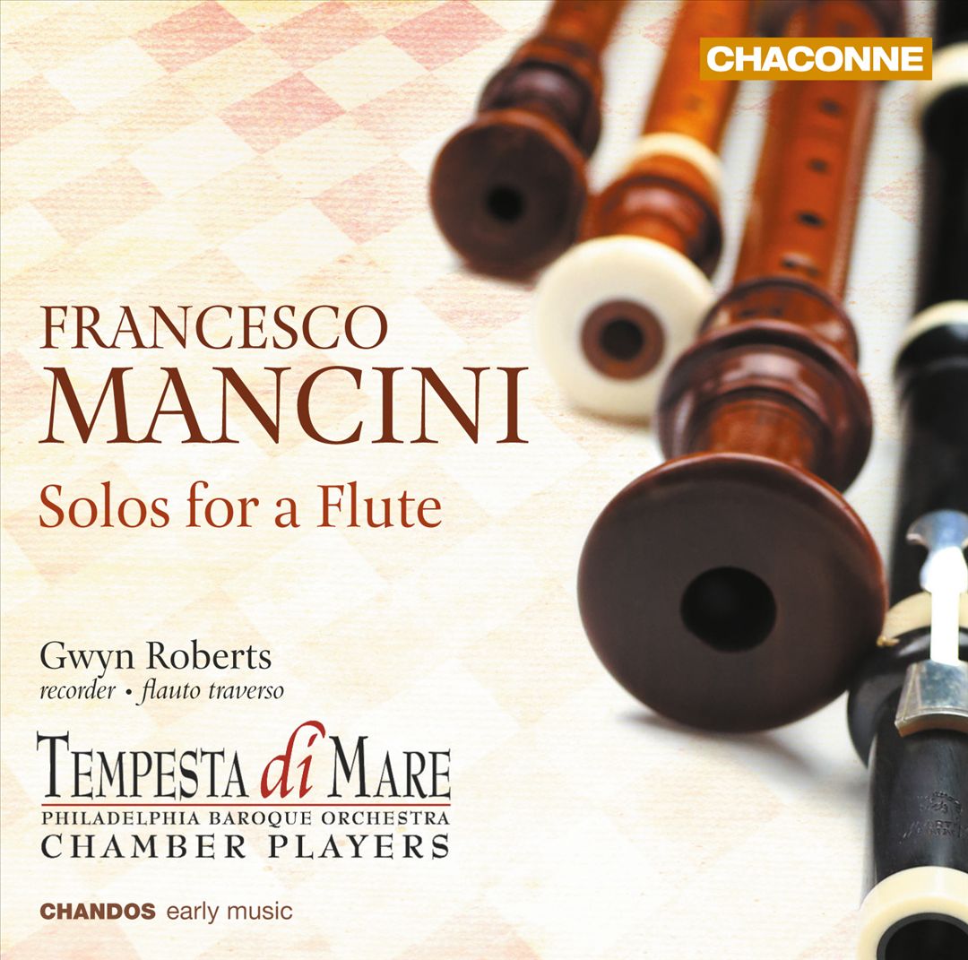 Francesco Mancini: Solos for Flute cover art
