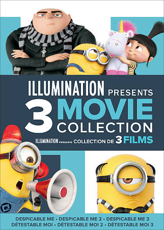 ILLUMINATION PRESENTS: 3-MOVIE COLLECTION (DESPICABLE ME / DESPICABLE ME 2 / DESPICABLE ME 3) cover art