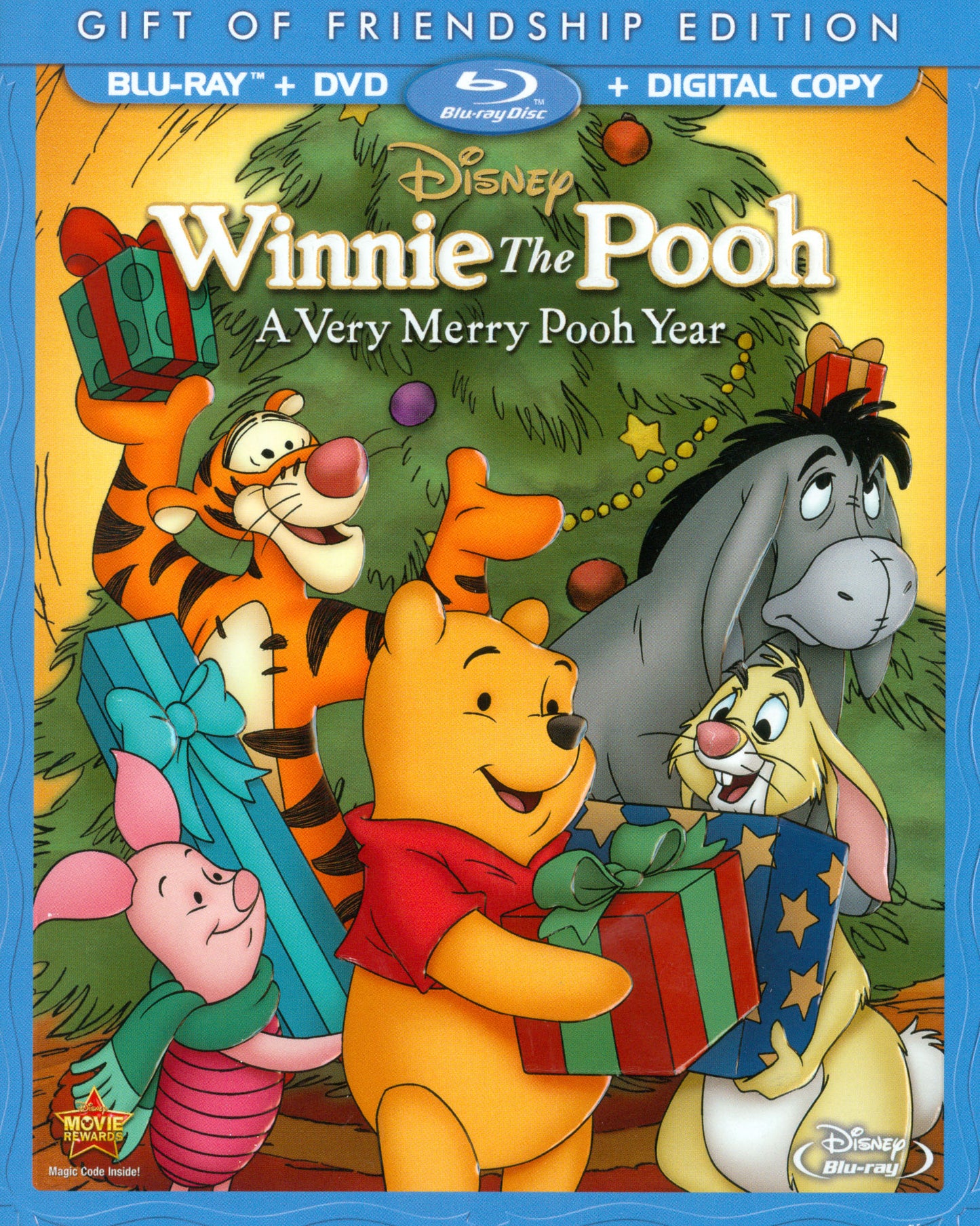 Winnie the Pooh: A Very Merry Pooh Year [2 Discs] [Includes Digital Copy] [Blu-ray/DVD] cover art