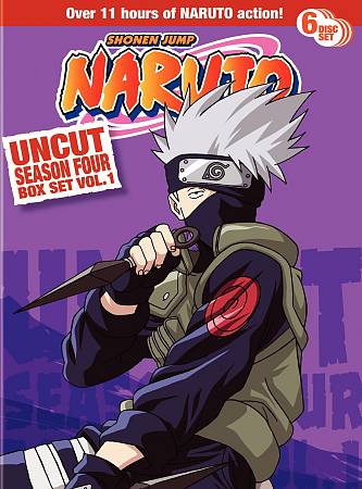 NARUTO UNCUT SEASON 04 VOL 1 cover art