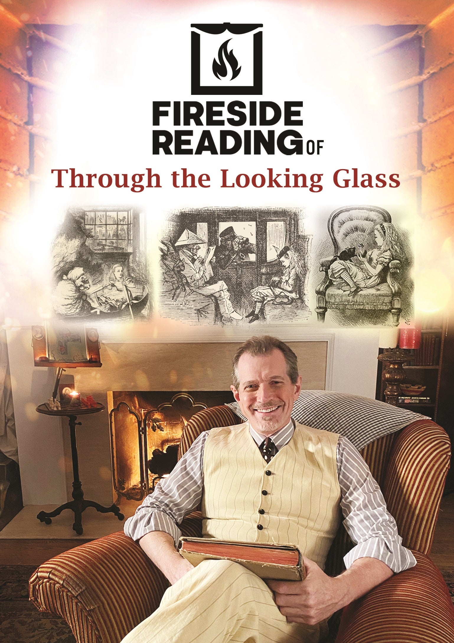 Fireside Reading of Through the Looking Glass cover art
