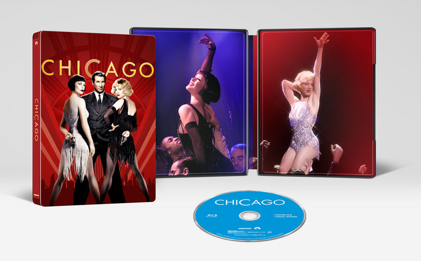 Chicago [SteelBook] [Includes Digital Copy] [Blu-ray] cover art